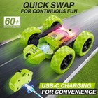 Remote Control Car For Ages 6   Rc Cars Stunt Car 4wd Double Sided 360   Rotat   