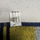 Vintage Harp Lager Beer Bar Towel Uk Pub Promo 27 5 x8 25  Blue Yellow Bold Logo