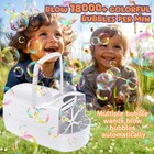 Bubble Machine  Automatic 18000  Per Minute Big Bubbles Blower Maker For Kids   