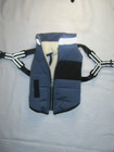 Pet Winter Jacket   Harness Vest D-ring Small Dog Cat Zip-up Quilt Fleece Lined