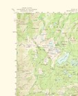 Topographical Map - Sierra City California Quad - Usgs 1955 - 23 X 28 46