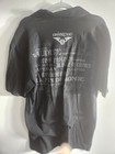 Unibrove Beer Maudite Collard Short Sleeve Black Shirt Size Large
