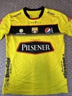 Barcelona Sporting Club Ecuador Jersey Mens Soccer 2015 Home Marathon Oyola 18