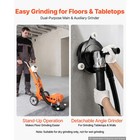 Uimoso Electric Concrete Grinder 1400w 3600 Rpm Walk-behind Floor Polisherorange