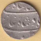 Mughal India Mohammed Shah Surat Mint One Rupee Rare Silver Coin