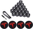 4 Pack Wheel Center Hub Caps Compatible With Tesla Model 3 Model Y Red