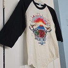Vintage Journey Tee Small Rosebowl 1982 Blue Oyster Cult Raglan Rock Concert