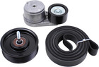 Belt Tensioner And Serpentine Belt Idler Pulley For Ram 2500 3500 5 9 6 7 2003-2