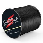 Dorisea 100m 2000m 6lb-500lb Black Braided Fishing Line Dynema Extreme Thread