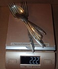 925 Sterling Silver Forks Spoons Knives Set    Ornament Coaster Scrap 458g