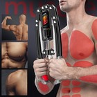 Adjustable Hydraulic Power Twister 22-440lb Arm Exerciser Chest Expander Homegym