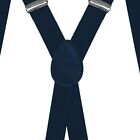 Suspenders Braces Men Women X-shape Back Clip-on Elastic Adjustable Trousers New