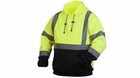 Pyramex Rssh32 Hi-vis Hoodie Sweatshirt Class 3 Safety Lime M-5xl Work Gear