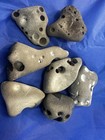 1 Pound Hag Stones Holey Rocks Assorted 7 Pieces 