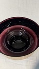 Antique Moser Amethyst Art Glass Bowl W  Gilded Cameo Frieze 1920s Art Nouveau