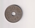 Palestine British Mandate 20 Mil 1940 Rare Key Date High Grade Coin  cc391