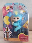 Woowee Fingerlings Blue Baby Monkey Party Exclusive Fiesta Gold Hat New Htf