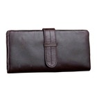 Vintage Men s Genuine Leather Long Wallet Bifold Money Credit Card Holder Purse