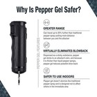 Sabre Pepper Gel Personal Protection Spray With Practice Canister Black Blue