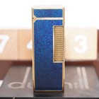 Dunhill Roller Gas Lighter Blue_ Lapis Lazuli _ultrasonically Cleaned_working