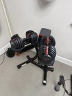 Bowflex 552 Adjustable Dumbbells 52 5 Lb Set With Stand  Black Red