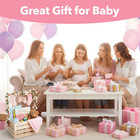 Wooden Baby Shower Crate Closet Basket Handle Gift New Born Welcome Hamper Boys