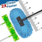 19 Inch Dust Mops For Floor Cleaning With 2 Mop Refill Pads Floor Duster With   