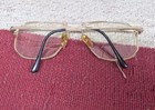 Vintage Bacara Collection Aviator Eyeglasses sunglasses Gold Metal Frame Only