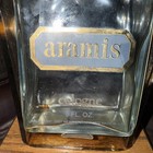 Vtg Aramis Cologne 1970   s Wooden Counter Display 8 Oz Glass Bottle  Rare 