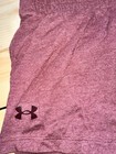 Under Armour Womens Cotton Blend Training Running Shorts Small Maroon New 