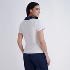 Stella Parker Marni Contrast Side Ruched Y-neck Short Sleevetop Spf 50 Golf  S