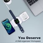 3 In 1 Wireless Charging Station Foldable  For Iphone Iwatch Airpods
