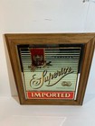Vintage Cerveza Superior Mirrored Mexican Beer Sign  Framed Wood Mirror   