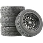1 10 Onroad Rc Wheels Rubber Tires For Himoto Nacada Ftx Banzai Hsp Kyosho Ts4e