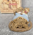 Retired Vtg Wee Forest Folk M75 Mousey s Teddy Blue Blanket In Box Free Us Ship