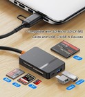 6-in-2 Sd Card Reader For Iphone  Ipad  Macbook Usb 3 0 usb-c Otg
