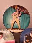Lot 5 Vintage Elvis Presley Decorative Plates Looking At The Legend   Roll
