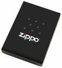 Zippo Lighter - Flag W  Thin Blue Line Black Matte - 854417