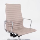 2023 Herman Miller Eames Aluminum Executive Desk Chair In Gray Bristol Leather