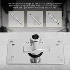 Flashpoint Wall Plate With 5 8  Locking Receiver
