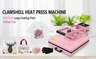 15 x15  Clamshell Heat Press Machine T-shirt Digital Transfer Sublimation Print