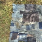 Japanese Boro Indigo Textile 155x155cm Patchwork Sashiko Vintage Fabric