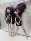 Monster High Draculaura Lot Of 2 Dolls 2008 Mattel Pink Black Hair Collectibles