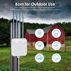Long Range Outdoor Wifi Extender 3000mbps Wifi 6 Dual Band Router Ap Poe Power