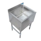 Bk Resources 30 w Stainless Steel Underbar Insulated Ice Bin W cold Plate