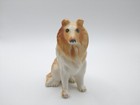 Vintage Collie Dog Bone China Figurine Puppy Porcelain Figurine 