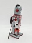 Vtg 50s Line Mar Japan Mechanical Robot Wind Up Easel Back Working