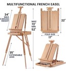 196 Pc Deluxe Artist Painting Set W french Easel Acrylic Oil Watercolor Kit