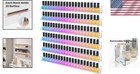 Acrylic Nail Polish Rack 6-pack   Wall Mounted Organizer