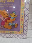 Vintage Disney Winnie The Pooh Baby Memory Book Baby   s First Year Scrapbook 90s